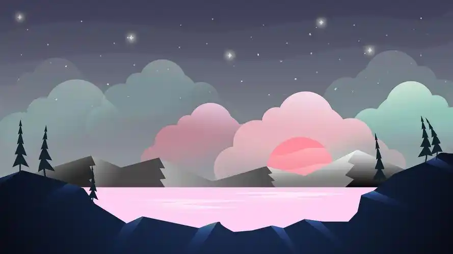 ps手绘颜色渐变效果练习|插画|创作习作|娜娜cn_原创作品-站酷(zcool)