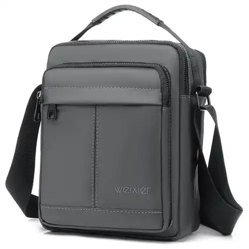 ceba男士包斜挎包商务休闲单肩挂包男款手提小方包防泼水大容量