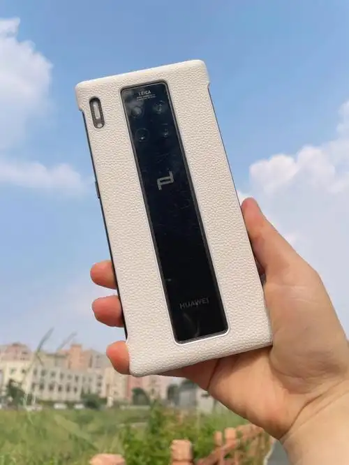 华为mate30rs保时捷手机壳头层牛皮材质