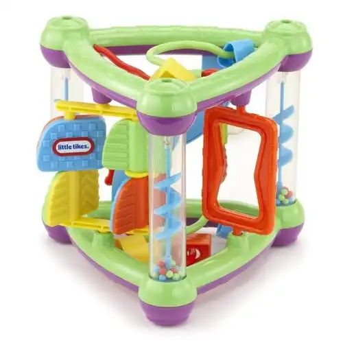 little tikes play triangle- green/ purple