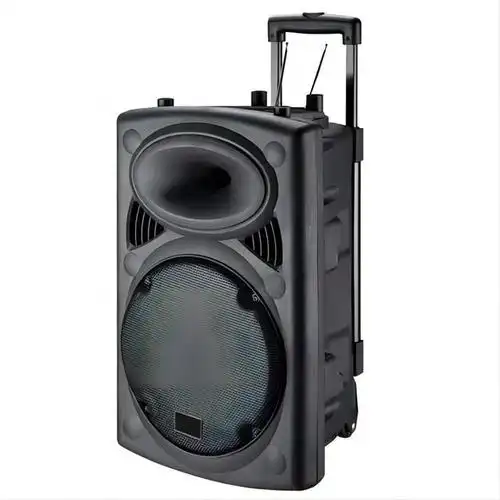 拉杆音响阻赁,方便携带,随时把歌唱(带麦克风)