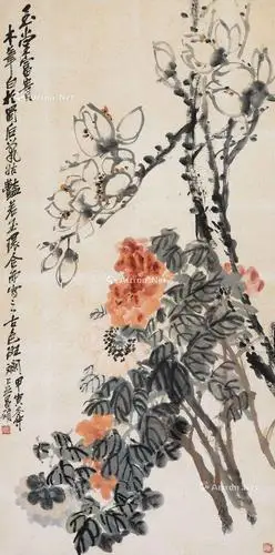 吉祥花鸟画《玉堂富贵图》