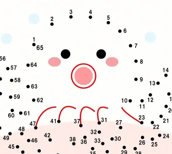 宝宝数字连线画早教资源