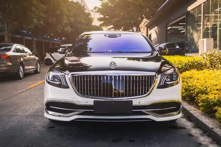 吸睛之作迈巴赫s450改装熊猫版黑白双拼色