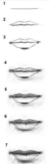 嘴唇怎么画