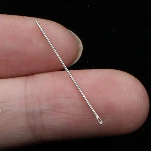 小眼手缝针 手工缝衣缝补钢针小号缝双面羊绒大衣针2.8cm包邮