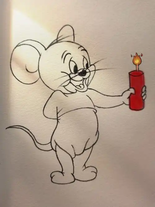 今日简笔画泰菲内有教程