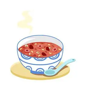 卡通腊八粥元素模板