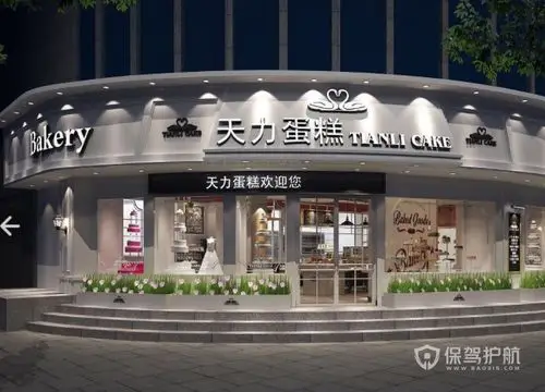 美式公主风城堡形蛋糕店装修效果图