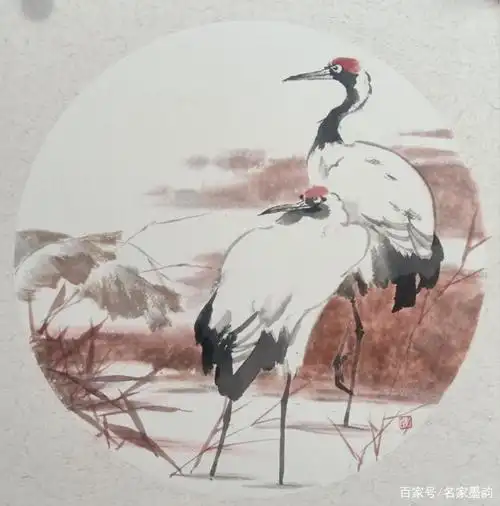 李新民笔下的丹顶鹤