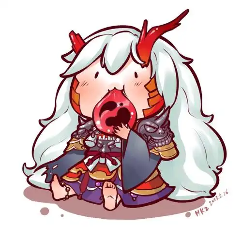 p站搬运可爱q版阴阳师茨木童子茨球球