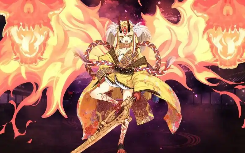 转载 fgo日服 lv100 茨木童子 单骑【2019情人节高难度】