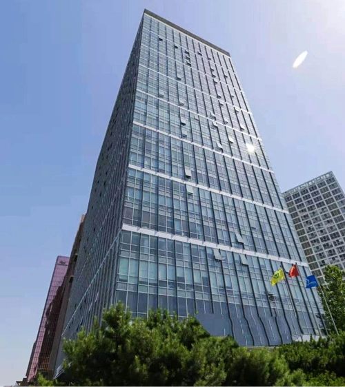 cbd国际大厦侧立面