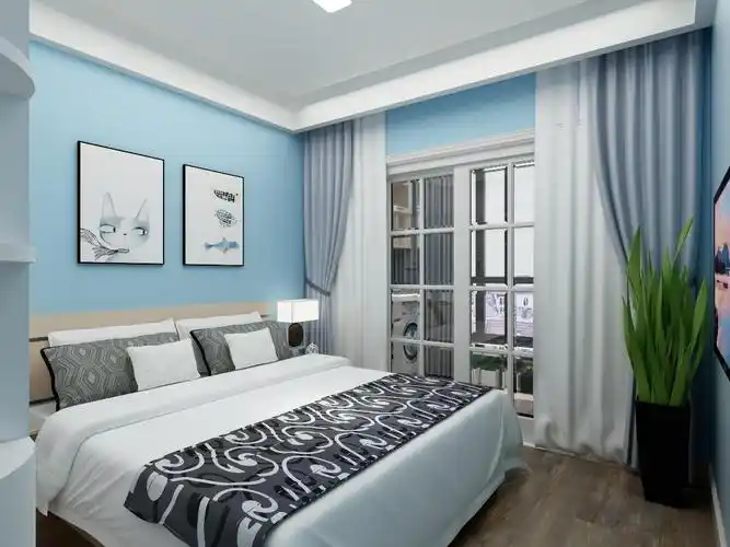 卧室想温馨浪漫宁静的感觉,墙面刷什么颜色的油漆?