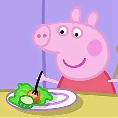 qq头像小猪佩奇高清可爱小猪佩奇的qq头像图片