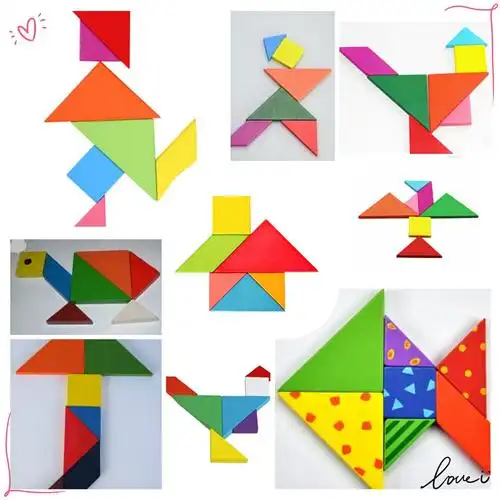 为了鼓励孩子们多动手动脑,体验七巧板的多样拼法,我校小一数学备课组