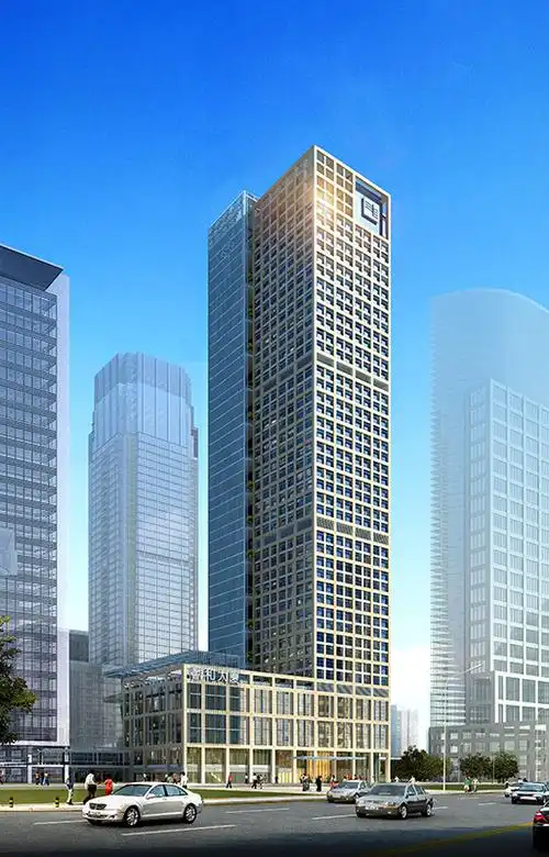 深圳鼎和大厦石材幕墙设计效果图