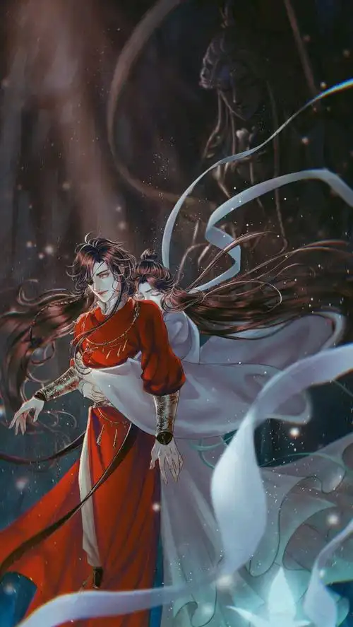 谢怜醒来后发现花城没有醒,本来觉得花城是鬼王估计不会溺水.