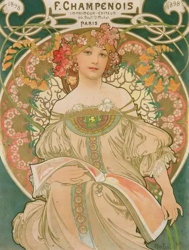 梦幻与唯美,新艺术运动大师穆夏