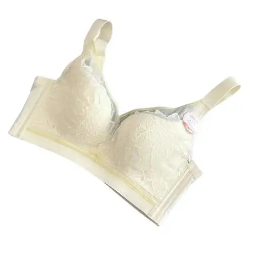 薄款无钢圈调整型内衣女蕾丝无痕收副乳显小胸聚拢文胸全罩杯大码