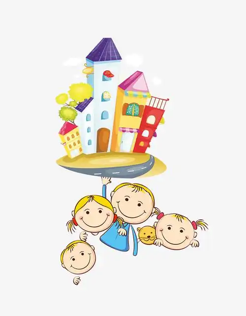 卡通可爱儿童装饰图案素材