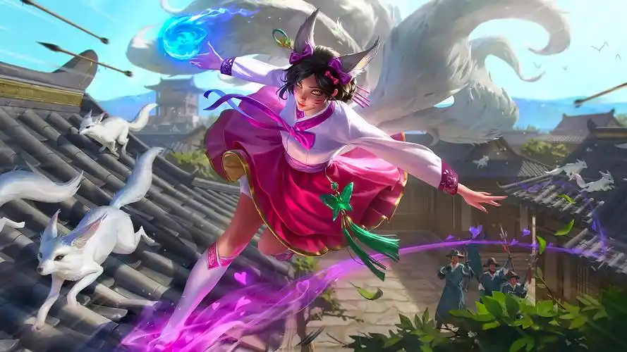 lol阿狸高丽风情皮肤高清壁纸图