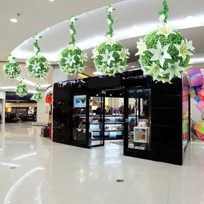 10叶玉妹妹淘宝春季珠宝店商场氛围装饰幼儿园花球吊饰4s店场景布置