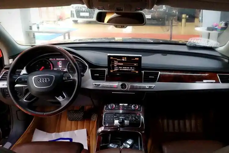 奥迪a8中控台,奥迪a8l各种按钮讲解_大山谷图库