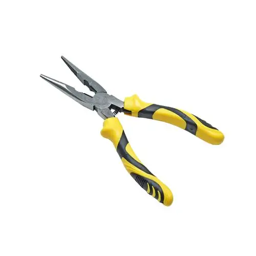 特斯豹工具尖嘴钳 五金工具防滑手柄8寸尖头钳子 加长嘴尖咀钳子