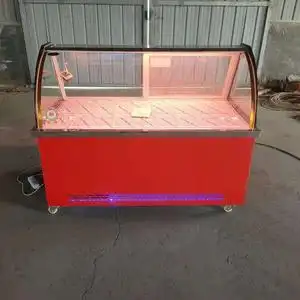 商用鸭脖柜展示柜冷藏柜绝味卤肉味保鲜柜点菜凉菜熟食卤菜展示柜