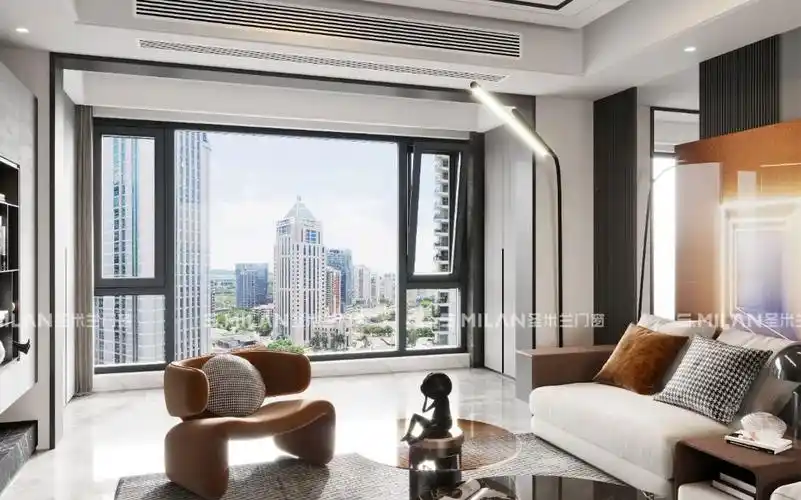 米兰阳光断桥平开窗