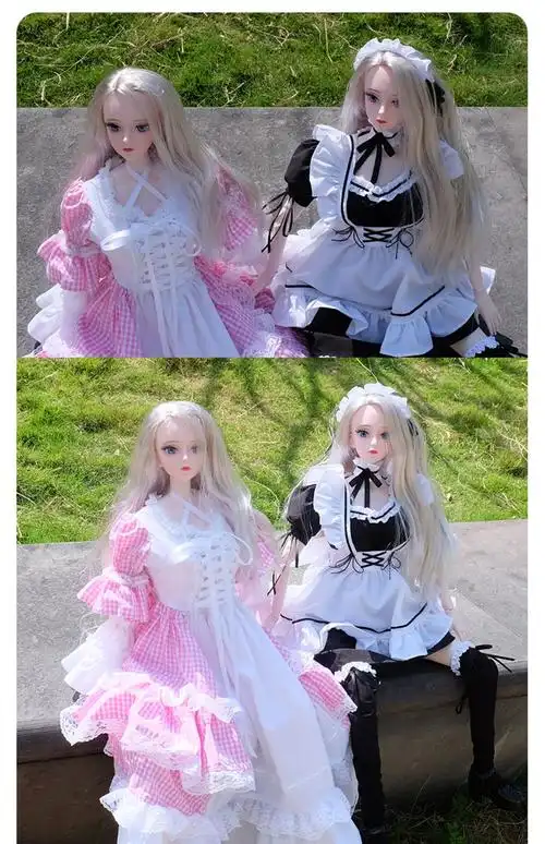 小萝莉小型迷你 实体bjd娃娃萝莉二次动漫仿真小型迷你关节可动插
