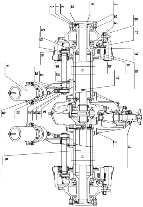 一种后桥制造技术