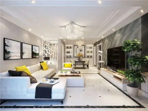 客厅吊顶装修图片 客厅吊灯效果图