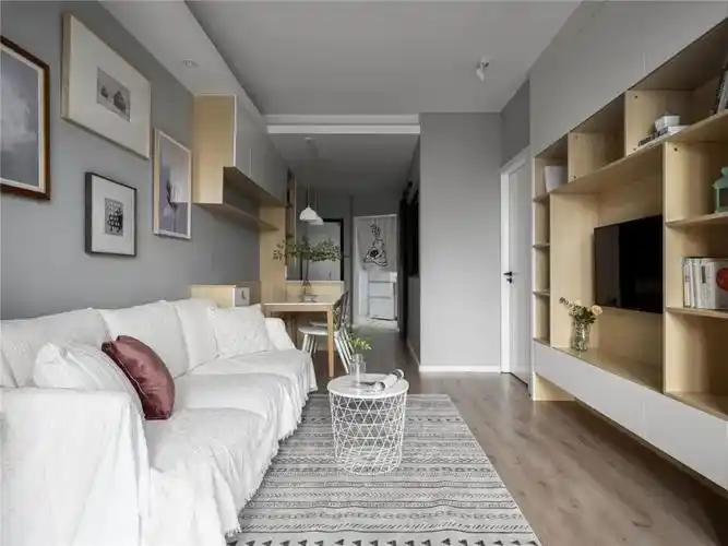 53平小户型房屋布置每1m05都安排的明明白白