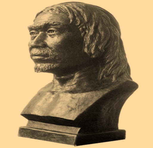 山顶洞人头部复原像