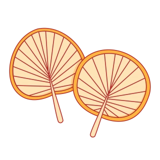 两把芭蕉扇简笔画