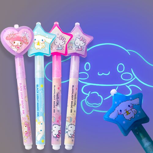 大耳狗隐形荧光笔凯蒂猫魔术记号笔可爱少女心创意灯照笔会发光的