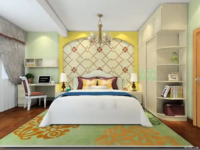 卧室装修效果图 30㎡凹位设计简单实用