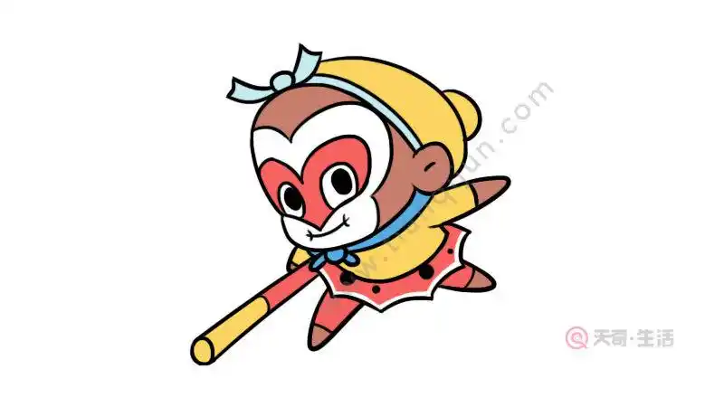 孙悟空简笔画简单又帅,孙悟空简笔画 儿童画- 三君经验百科网