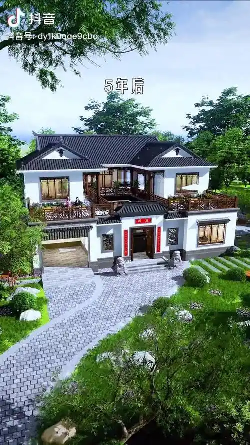 5年后必火中式小院百看不厌四合院农村自建房