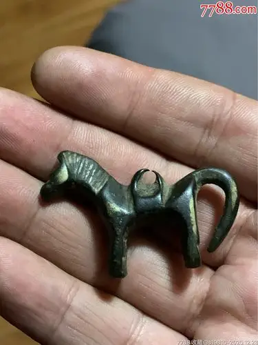 清代小铜马-价格:300.0000元-se77421430-铜杂件-零售-7788火花收藏