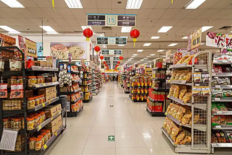 超级市场货架_全景网