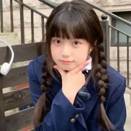 女生头像元气可爱真人