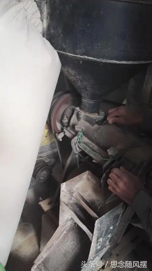 腿脚有一些不方便,儿子都在外打工,这种老式碾米机,要两个人操作才行