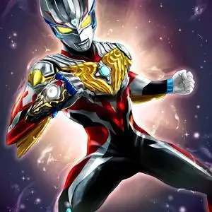 奥特曼战士泰迦的同人插画