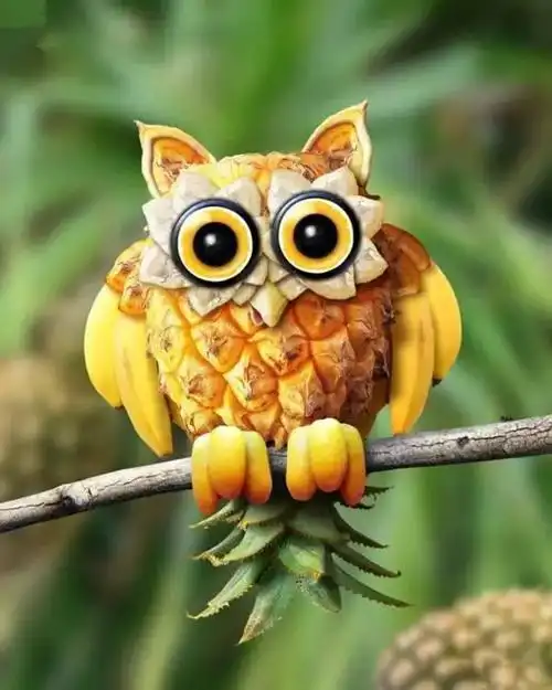 创意|各种水果动物造型萌到爆,想要么?