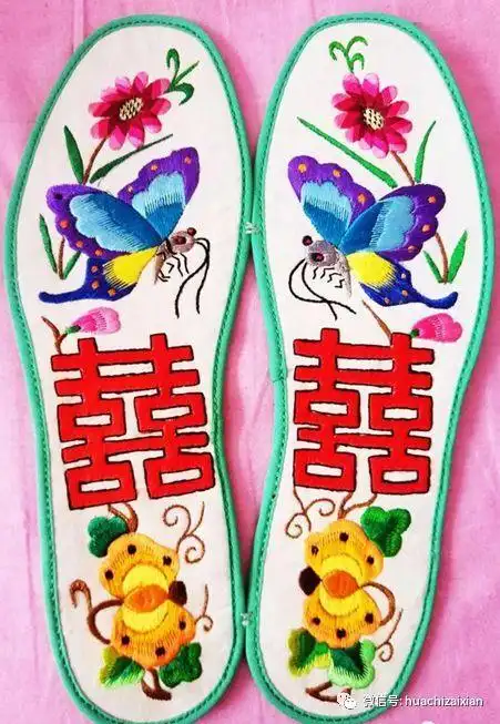 庆阳巧手媳妇绣的绣花鞋垫美美哒就说你想不想要呢