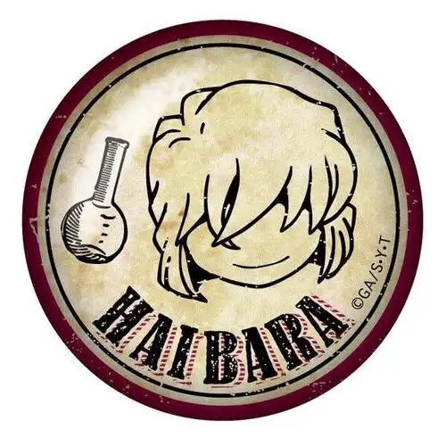 灰原哀女神的标志是化学试剂瓶,象征着她高智商,学识渊博的化学家身份