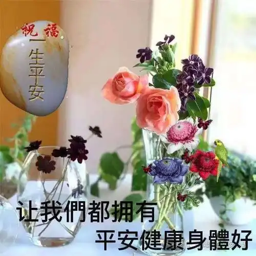 祝你平安健康!